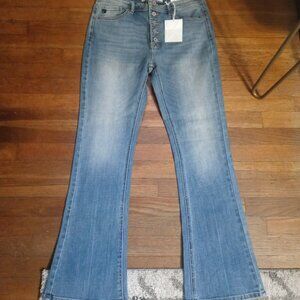 NWT KANCAN petite blaire high rise boot cut jeans (13/30)